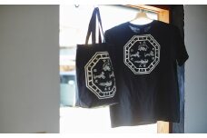 キトラ四神トートバッグ（黒）＆Tシャツ（黒・Lサイズ）セット