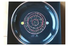 キトラ天文図のガラスソーサー