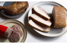 リヨナソーセージ、鶏もものスモーク、ベーコンのご馳走セット