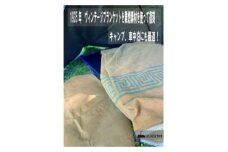 アルバートン社の1935年ヴィンテージブランケット　アウトドアや車中泊に　カーキードラブ【1418531】