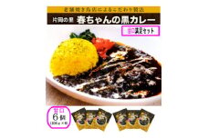 片岡の里春ちゃんの黒カレー　甘口満足セット【1466671】