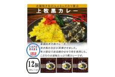 上牧黒カレー 大阪万博出品記念 中辛バンバンセット 200g×12パック【1616107】