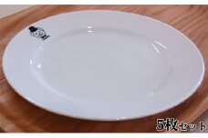 雪丸ケーキ皿　５枚セット