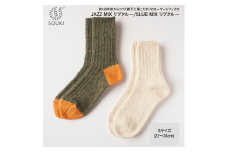 005Re Loop  SLUB MIX・JAZZ MIXソックスセット/Sサイズ(22~24cm) ///靴下 くつした ソックス くつ下 足元 レディース 婦人 メンズ 紳士 おしゃれ シンプル カジュアル 肌触り ふっくら 日本製 奈良県 広陵町