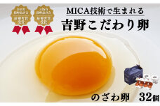 吉野こだわり卵　のざわ卵 32個入り (4コ入×4）×2箱