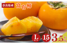 G12 【2025年先行予約】富有柿 Lサイズ 15玉 約3.5kg | フルーツ 果物 くだもの 柿富有 柿 奈良県 大淀町