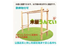 木製 うんてい 防腐加工済 国産材 環境配慮 外遊び 屋外 アスレチック 遊具 公園 庭