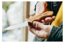 折畳式料理ナイフ（杉杢）　FEDECAとSKYWOODのコラボ返礼品　杉杢ナイフ