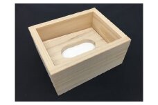 吉野杉　ティッシュケース（小）｜ 無垢材 木製品 小物 インテリア テッシュ ティッシュ ケース 奈良県 上北山村 