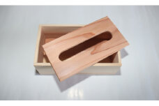 吉野杉　ティッシュケース（中）｜ 無垢材 木製品 小物 インテリア テッシュ ティッシュ ケース 奈良県 上北山村 