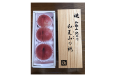M001　和夏山の桃　３個入り