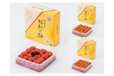 M505　【梅干し定期便】　紀和農園のお薦め紀州梅干し味比べ