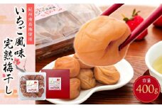 紀州南高梅使用　いちご風味完熟梅干し　400g［TM154］