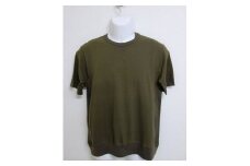 和歌山吊り天竺フラットシーマVガゼットTシャツ／カーキ【男女兼用】＜Mサイズ＞