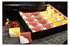 高級南高梅うす塩・はちみつ個包装計20粒入 紀州塗箱 網代模様仕上 【SW75】