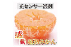 ＜11月より発送＞ 家庭用 超熟 有田みかん 5kg+150g（傷み補償分） 訳あり わけあり 光センサー選果［IKE172］