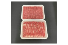 ※湯浅町との共通返礼品のため非公開※【紀州和華牛研究所　厳選】　紀州和華牛特撰ロース（しゃぶしゃぶ用）　３００ｇ　と　紀州和華牛特撰赤身（しゃぶしゃぶ用）　３００ｇ　セット