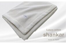 【キングサイズ】手摘みシャンカールコットンのやわらか綿毛布 220×200cm　SHAN-K