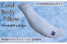 《ひんやり冷感カバー付き 大きめ 抱き枕 クール》大きめクール抱き枕
