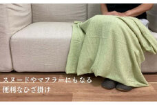 【ピスタチオ】スヌードやマフラーにもなる便利なひざ掛け SMGH-60 PS