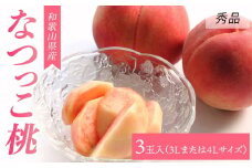 【大玉限定】和歌山県産 なつっこ《秀品》 3玉入り（3Lまたは4Lサイズ）【7月中旬より発送】【MG29】