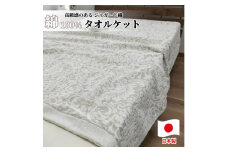 【 ベージュ 】 高級ジャガード織りタオルケット シングルサイズ（140×190cm）ベージュ SNT-10T-BE