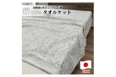 【 ベージュ 】 高級ジャガード織りタオルケット シングルサイズ（140×190cm）ベージュ SNT-10T-BE