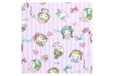 【ピンク】紀州晒 紀州和晒 CBポプリン 綿100% 生地 布 虹 女の子 うさぎ ファンシー 子供柄 KIDS おしゃれ かわいい ハンド メイド 手芸 手作り 3m 約110cm