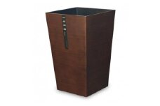 ユーロスタイルBOX Ｍ角 6.7L 2個組木目 タツクラフト 【Tk122】