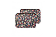 タツクラフト 友禅和紙トレー M 33cm 2枚セット 桜 牡丹文 【Tk315】
