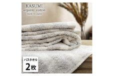 【バスタオル2枚組】オーガニックコットンバスタオル(60×120cm)かすみBR-B2