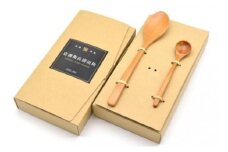 屋久杉 カレースプーン・コーヒースプーンセット【TN91】