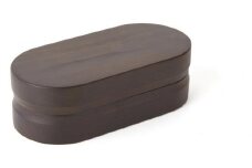 ◇紀州桧弁当箱 タイプ2 DBR ナノコート 弁当包みセット【モクヘン】【TN108】