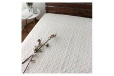 無漂白シルクコットンガーゼ敷パッド セミダブルサイズ 約120×205cm 1502SD