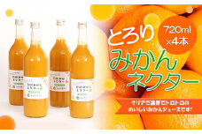 とろり みかんネクター 720ml×4本［IKE227］