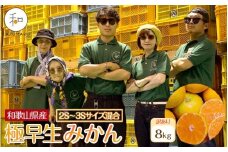 訳あり 森本農園の手選別 極早生小粒みかん 約8kg 和歌山県産 2S・3Sサイズ混合 ［北海道・沖縄・離島配送不可］［2025年10月上旬から順次発送］［RN57］