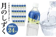 ミネラルウォーター　月のしずく500ml×24本入【1223875】