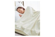 綿毛布 シーツ 寝具セット シングル 綿毛布とかんたんシーツのセット アイボリー【1134122】
