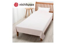 西川のシール織綿毛布　ピンク　シングル　140×200cm　FQ03151019/100【1445332】