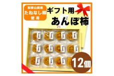 名産　おかもとのあんぽ柿　ギフト用(個包装12個入)【1643934】