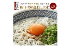 極上釜揚げしらす1kg（500g×2）(A5-1)