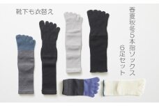 5本指ソックス春夏秋冬セット(25-27㎝)(A423-2)