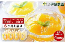 【定期便】伊藤農園 寒天ジュレドリンクタイプ12個セット(6ヶ月お届け)（A562-1）