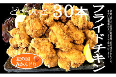 紀の国みかんどり　フライドチキン30本セット(A584-1)