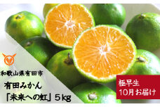 【10月お届け】有田みかん「未来への虹」（5kg）(A1035-1)