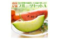 南国紀州・日高の太陽が育んだ季節のフルーツセットA《先行予約》【2026年1月下旬頃より順次発送予定】 【配送不可地域:沖縄・離島】フルーツ 果物 セレクト 苺 スイカ  メロン アールスメロン オレンジ
 【0373-3】