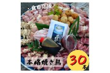 【本格焼き鳥お任せセット3０本】BBQ、キャンプに！焼き鳥パーティにオススメ！