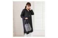 くるくる可愛い チベットラム毛皮ポシェット グレー