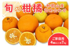 柑橘詰め合わせセット 家庭用４種以上 約7kg 和歌山産