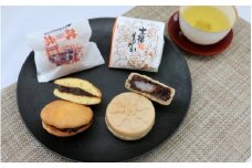 旅路12個入・七福もなか12個入のセット  / 銘菓 お菓子 スイーツ 和菓子 個包装 小分け プレゼント ギフト ご家庭用 贈答 和歌山 バター クリーム お土産 お取り寄せ 田辺市【shd018-1】